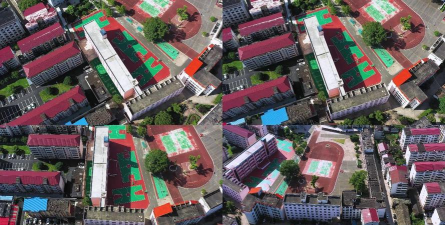 江西省万安二中户外活动场地