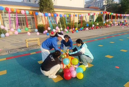 东阿县铜城镇南关幼儿园户外活动场地