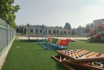 东阿县刘集镇柳束幼儿园户外活动场地
