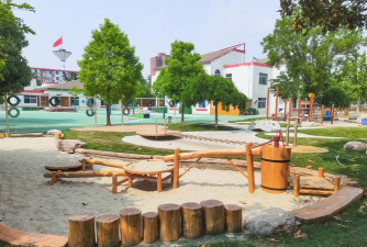 临沭县蛟龙镇沙岭村幼儿园户外活动场地