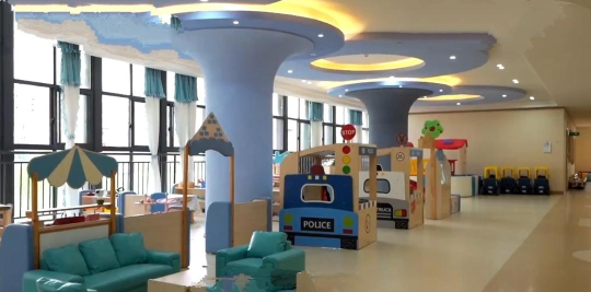 舟山市定海新颖幼儿园户外活动场地