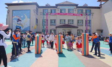 肇州县实验幼儿园户外活动场地