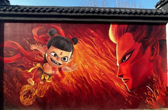 石家庄墙绘户外活动场地