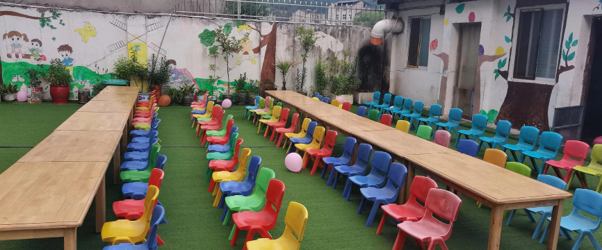 天津市武清区大王古庄镇利尚屯幼儿园户外活动场地