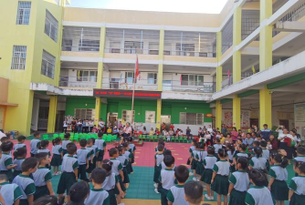 邕宁县那楼镇中心小学幼儿园户外活动场地