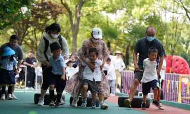 三台县新鲁镇龙桥中心小学幼儿园阅读区