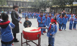 温江区永盛中学阅读区