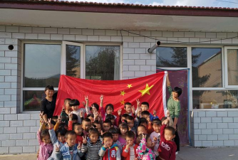 蔚县草沟堡乡幼儿班阅读区