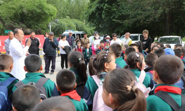 农四师良繁场学校阅读区