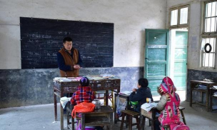 柞水县九间房乡中心小学