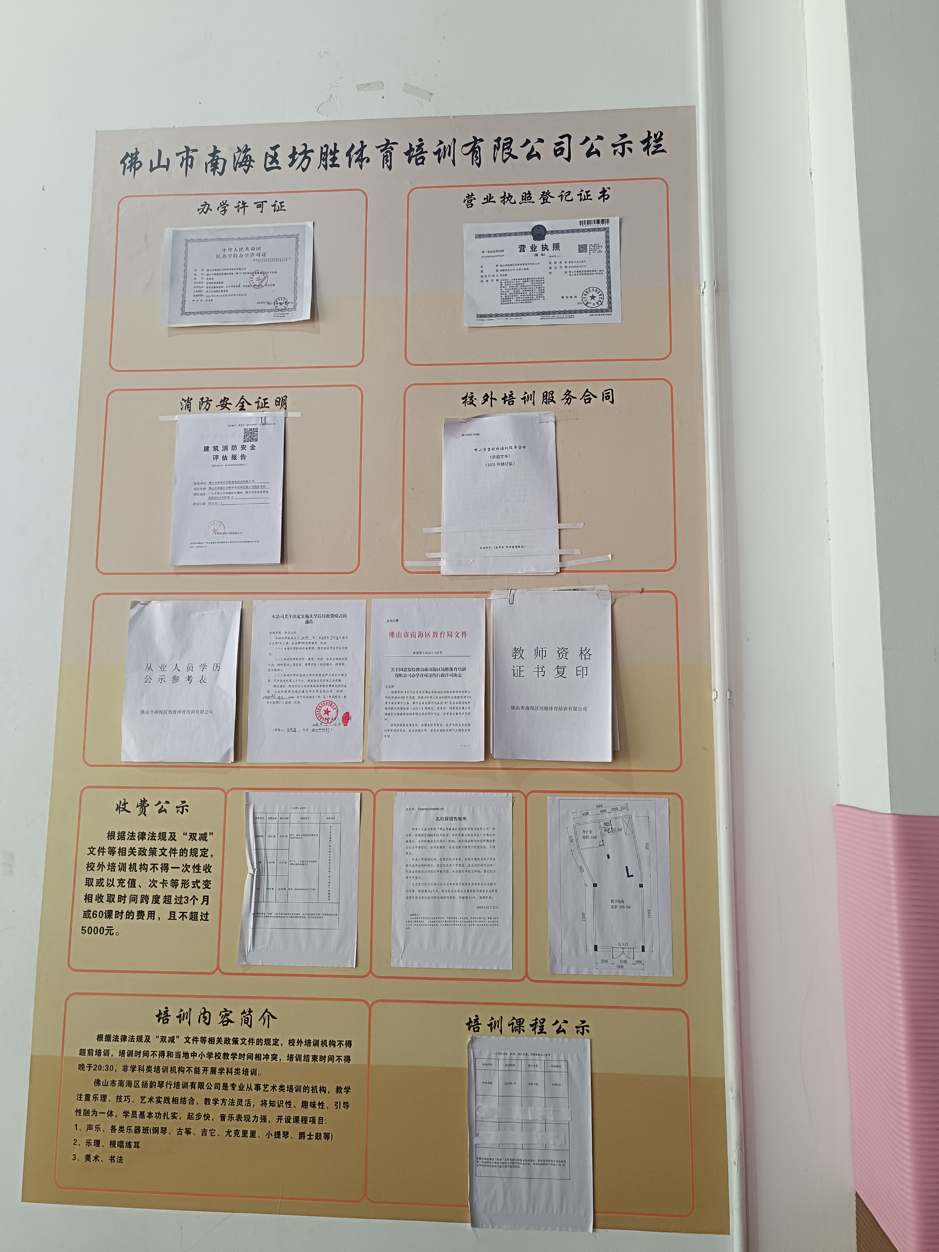 佛山市南海区坊胜体育培训有限公司